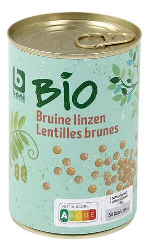 BONI PLAN'T bruine linzen bio 400g