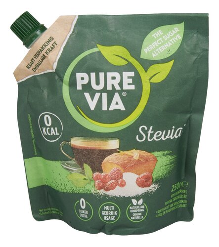 PURE VIA stevia kristalpoeder 250g