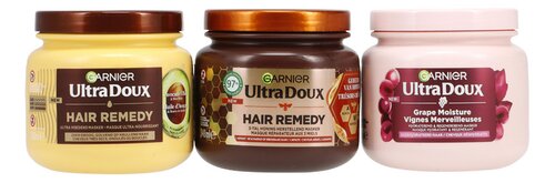 ULTRA DOUX masker avoca/hon/argan 340ml