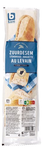 BONI stokbrood zuurdes. VGB 250g