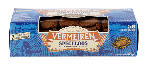 Vermeiren Speculoos Koeken Voltarwe 2x162 5g Colruyt