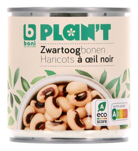 BONI PLAN'T black eyed bonen 200/130g
