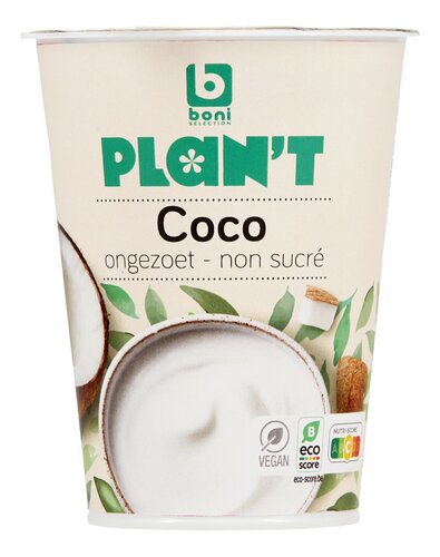 BONI PLAN'T Vegan alternatief Coco 400g