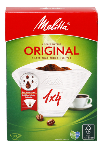 MELITTA Filters Original 1x4 wit 80st