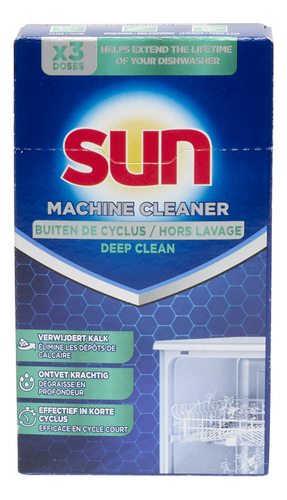 SUN Vaatwasmachinereiniger 3x40g