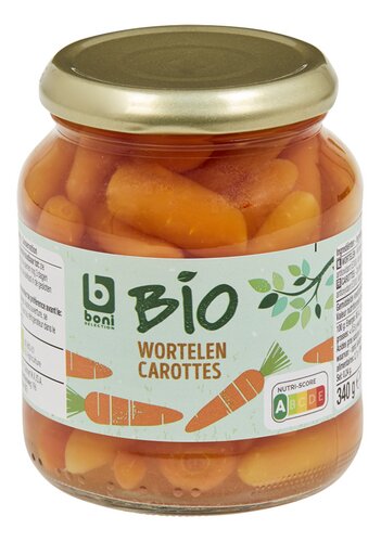 BONI BIO wortelen 340g