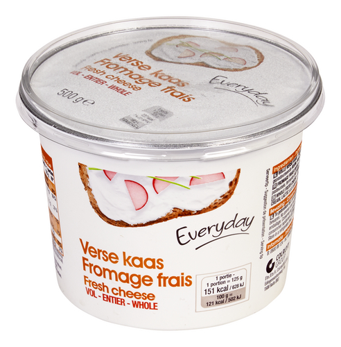 Everyday Fromage Frais Entier Nautre 500g Colruyt Everyday Fromage Frais Entier Nautre 500g Colruyt