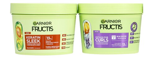 FRUCTIS masker sleek / curls 370ml