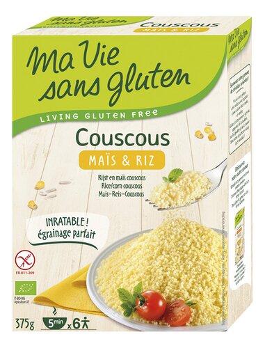 MA VIE SANS GLUTEN Cou.Maï.R.Bio 375g