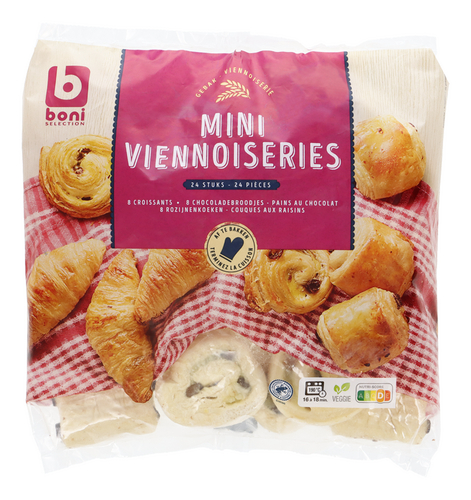 BONI Mini-Viennoiseries 24st 640g