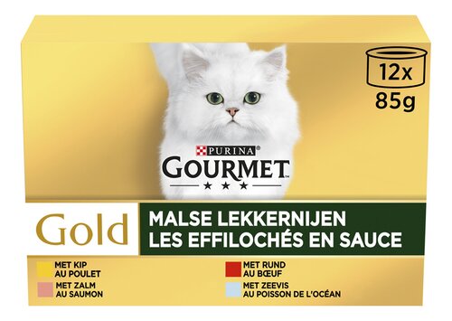GOURMET Gold mals lekkernijen kat 12x85g
