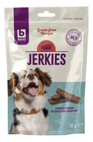 BONI Jerkies kip-rund-kalkoen 70g