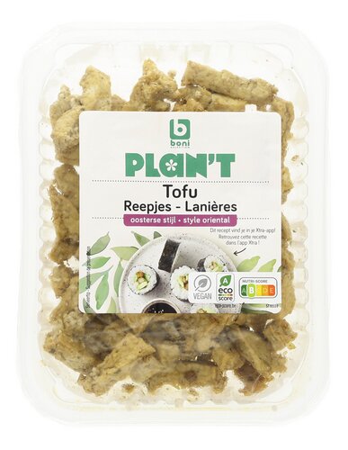 BONI PLAN'T tofu reepjes 170g