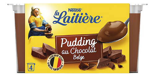 LA LAITIÈRE pudding chocolade 4x115g