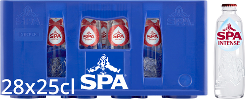 SPA INTENSE Bruisend water glas 28x25cl
