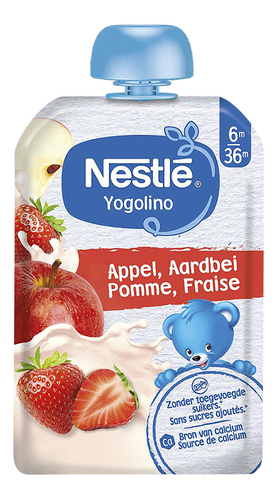 NESTLÉ YOGOLINO appel aardbei 6-36m 100g