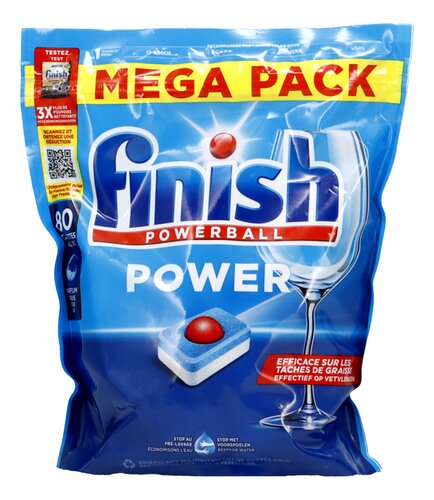 FINISH POWER AIO vaatwastablet.reg. 80st