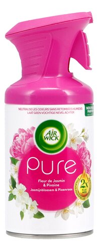 AIR WICK PURE spray jasmijn&pioen 250ml