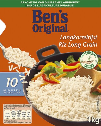 Riz long grain 10 mn Oncle Ben's original - 1kg