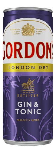 GORDON'S London Dry Gin & Tonic 25cl