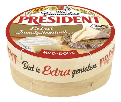 PRÉSIDENT Petit camemb. extra fond. 135g