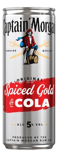 CAPTAIN MORGAN Spiced Gold&Cola 5% 25cl