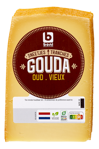 BONI gouda oud sneetjes 350g