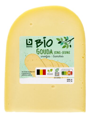 BONI BIO gouda jong sneetjes 300g