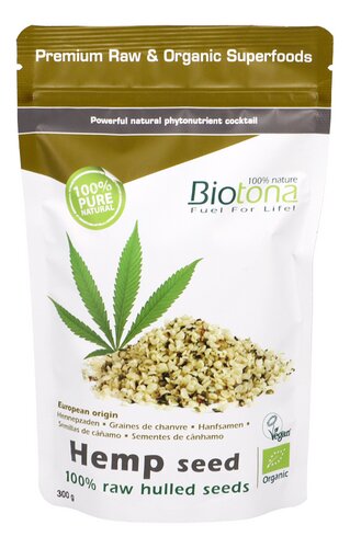 BIOTONA Hennepzaad Raw Bio 300g