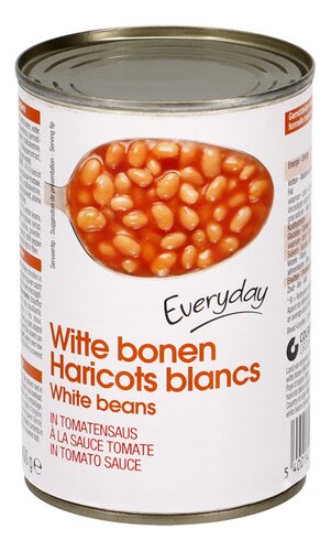 EVERYDAY witte bonen tomaten saus 400g