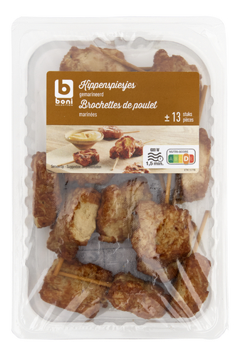 BONI Kippenspiesjes 195g