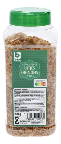 BONI kruiden geroosterde uitjes 300g
