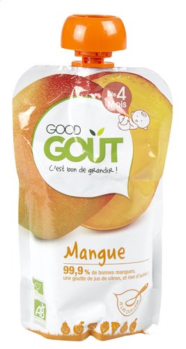 Good Goût 99,9% Mangue dès 4 Mois Bio 120 g