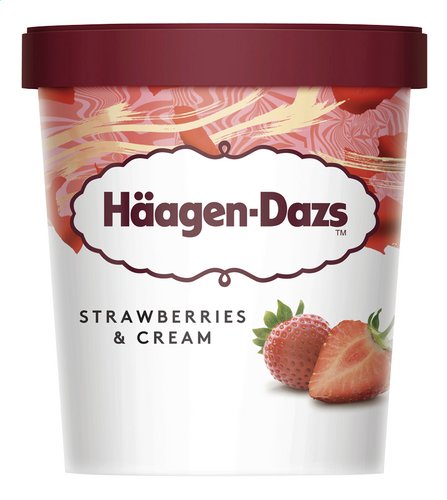 HÄAGEN-DAZS roomijs aardbei 460ml