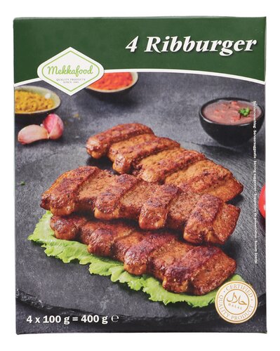 MEKKAFOOD ribburger 4x100g