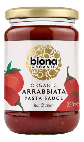 BIONA Pasta Sauce Arrabb. bio bok 350g