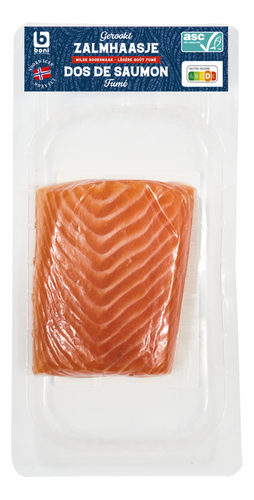 BONI Noors gerookt zalmhaasje 160g