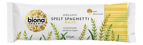 BIONA witte spelt spaghetti Bio 500g