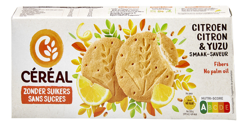 CÉRÉAL koekjes citroen - yuzu 3x44g