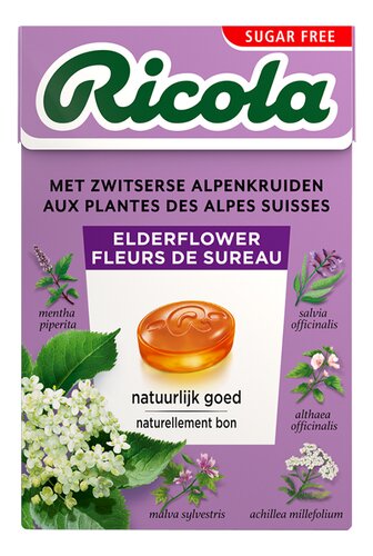RICOLA pastille vlierbloesem sv 50g