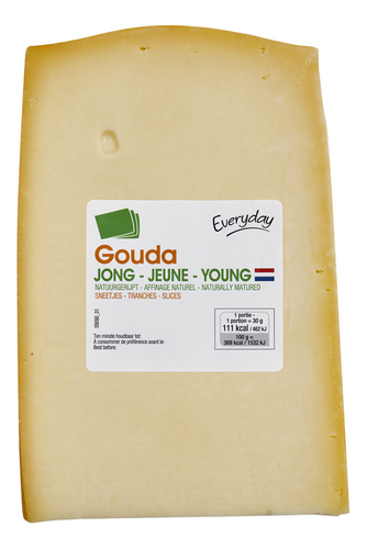 EVERYDAY gouda jong sneetjes korst 500g