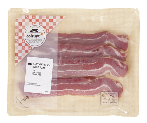 COLRUYT gerookte speksneden dik 200g