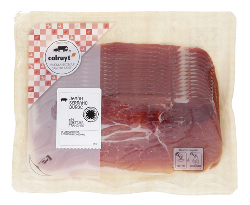 COLRUYT serranoham duroc 160g