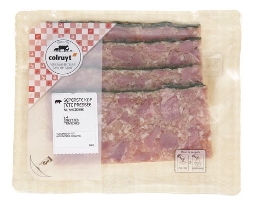 COLRUYT geperste kop 200g