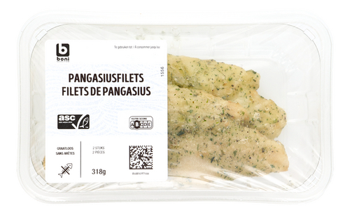 BONI Pangasiusfilet gemarineerd ±280g