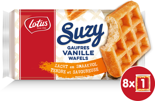 SUZY vanille wafels 8st 8x28g