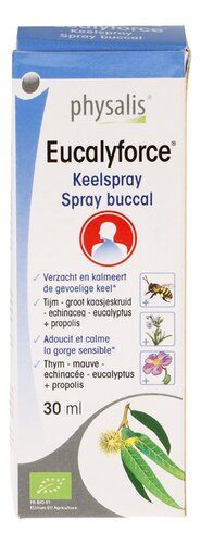 PHYSALIS Eucalyforce keelspray Bio 30ml