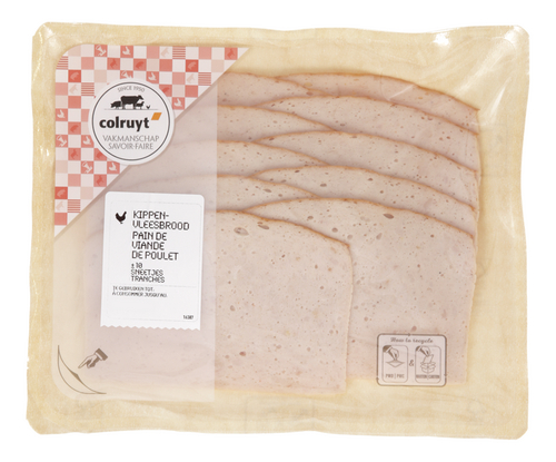 COLRUYT kippenvleesbrood 160g
