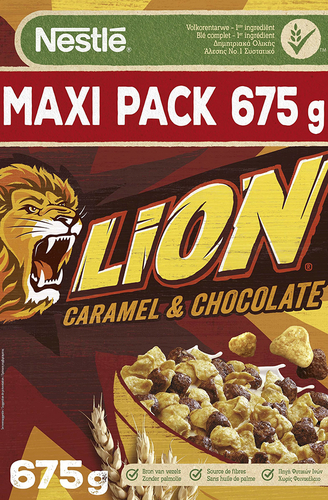 Nestle Lion Cereales Caramel Chocolat 675g Colruyt