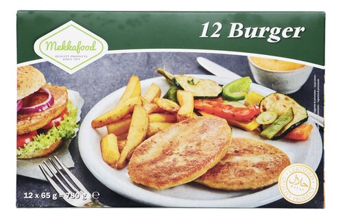 MEKKAFOOD Kipburger 12x65g